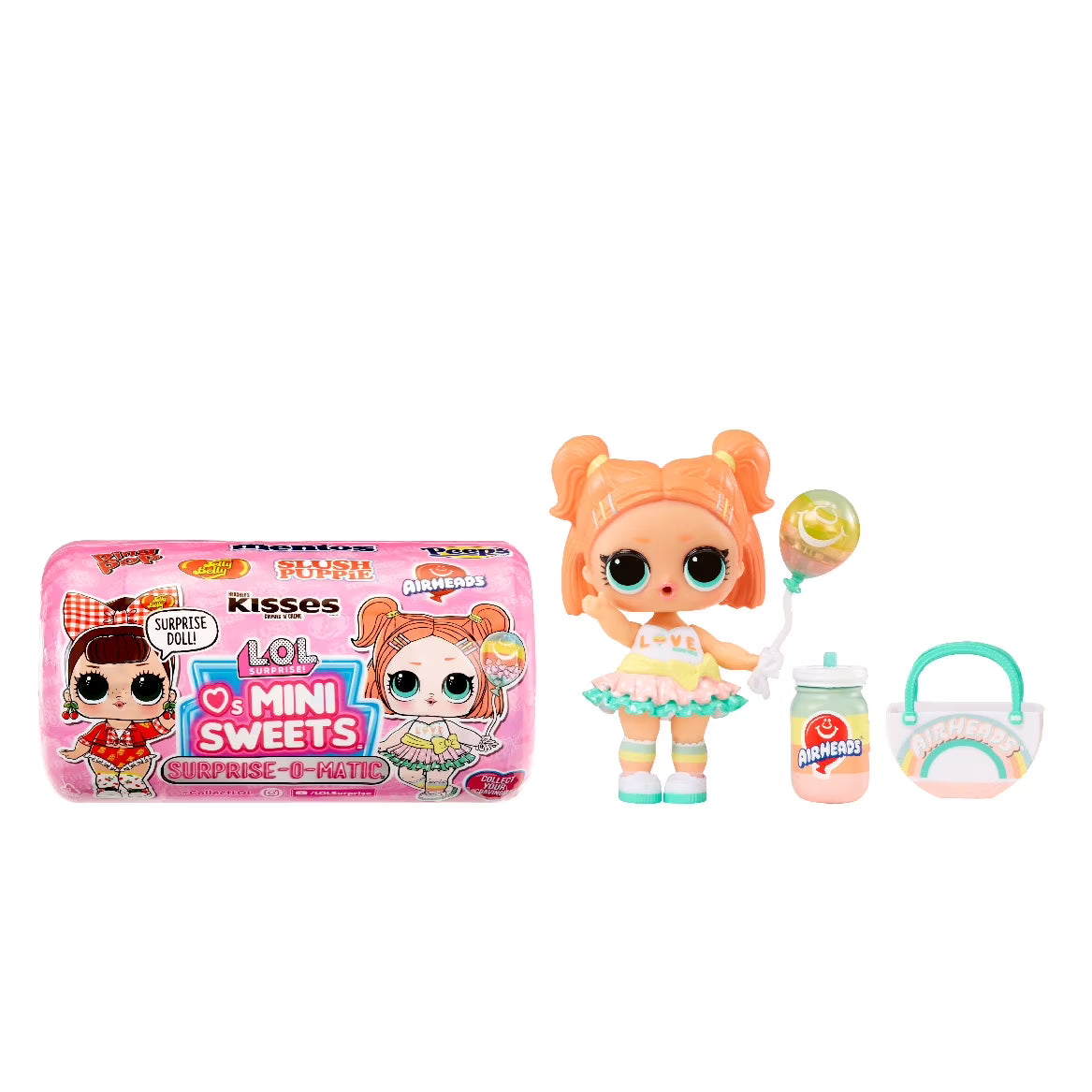 Mini Sweets Surprise-O-Matic Series 2 with 8 Surprises, Accessories, Limited Edition Doll, Candy Theme, Collectible Doll M909