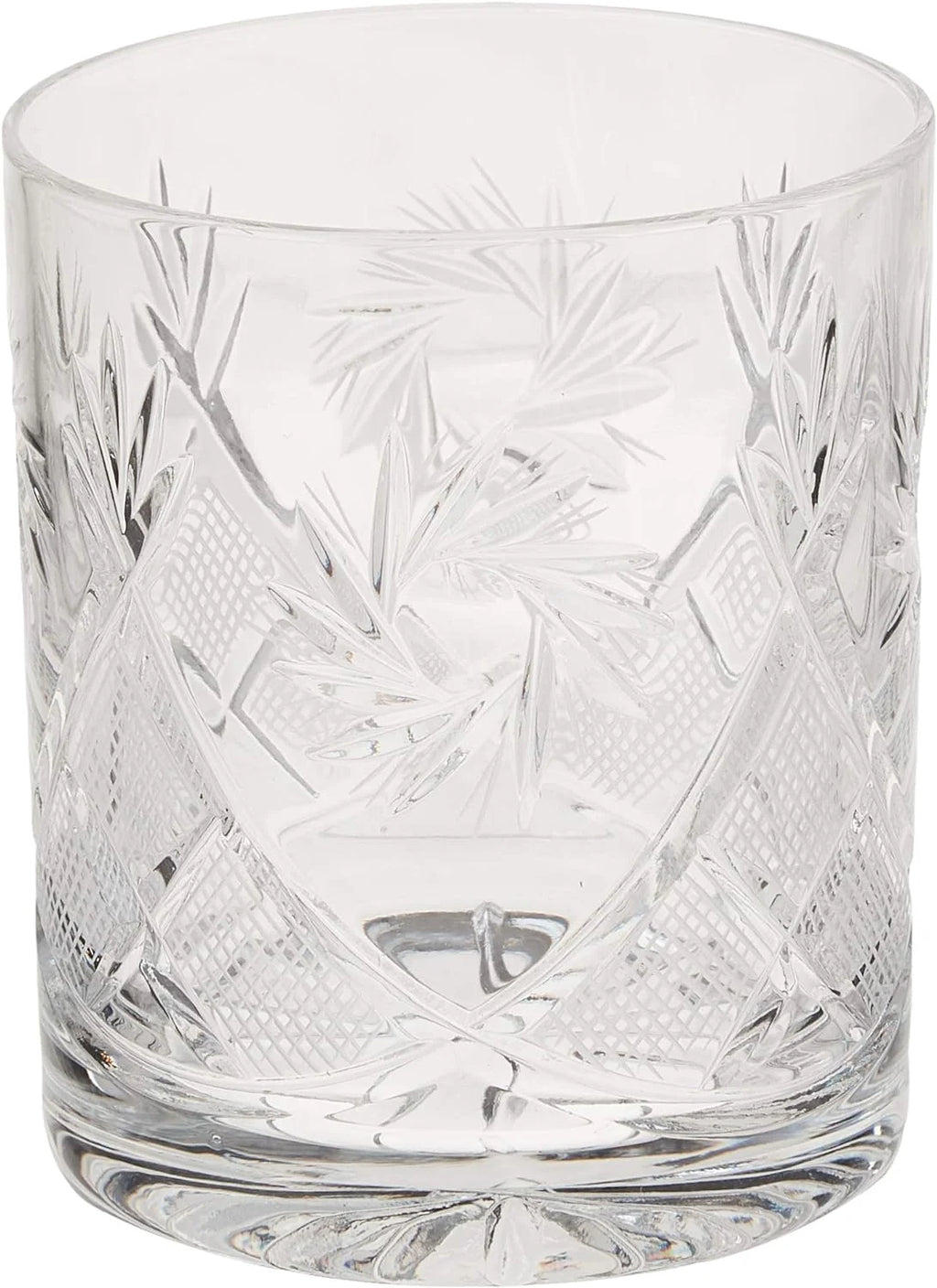 Set Of 6 11-Oz Crystal Whiskey Glasses Q62422