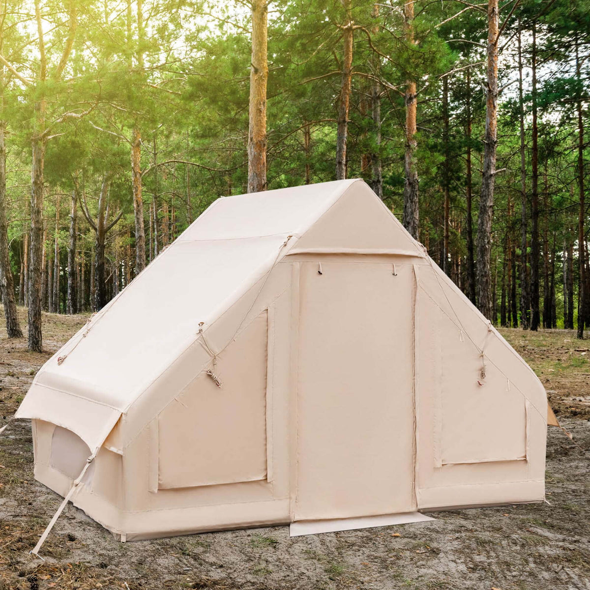 Inflatable Camping Tent 2-6 People Cotton K17992
