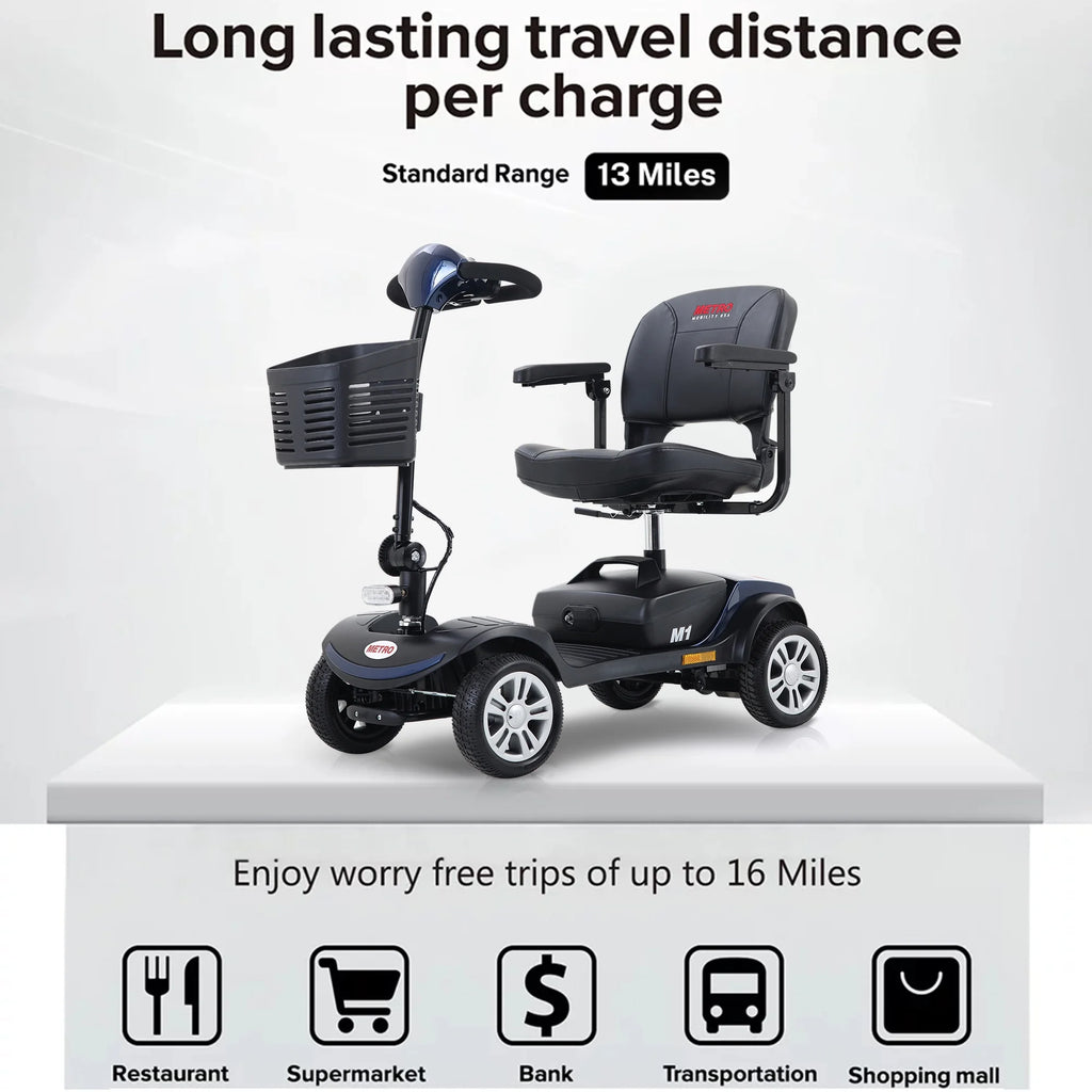 Blue 4 Wheel Mobility Scooter Z456483