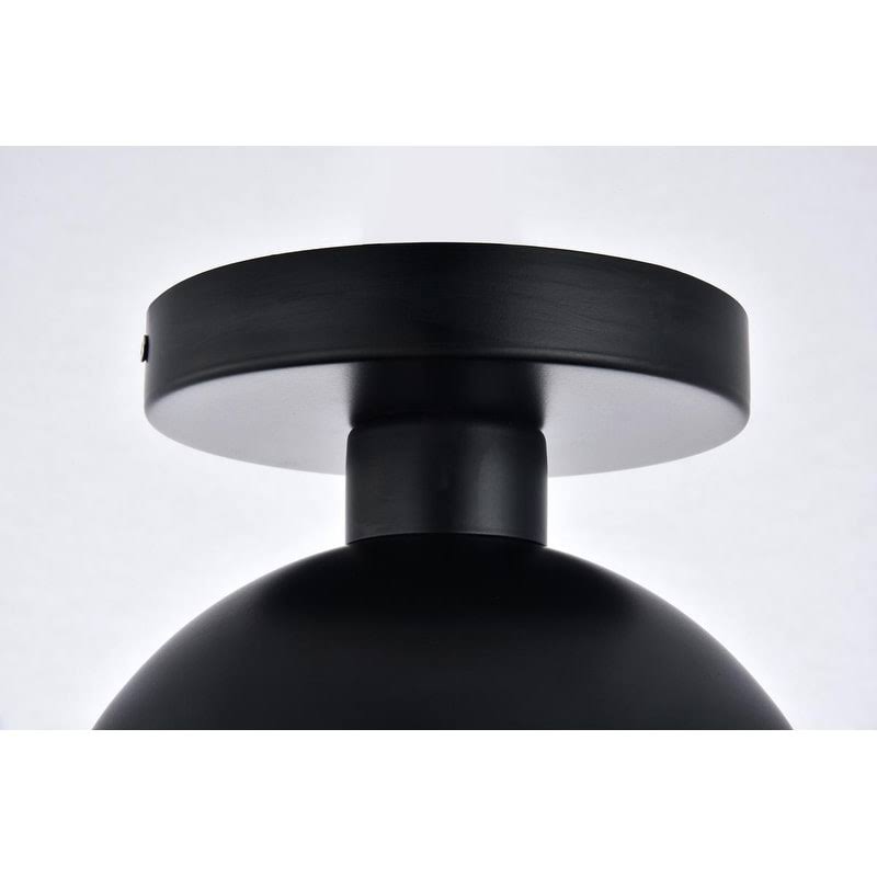 Clear Glass 1-Light Flush Mount Chrome L54573