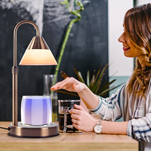 Rose Gold Electric Candle Warmer Lamp with Timer S6757