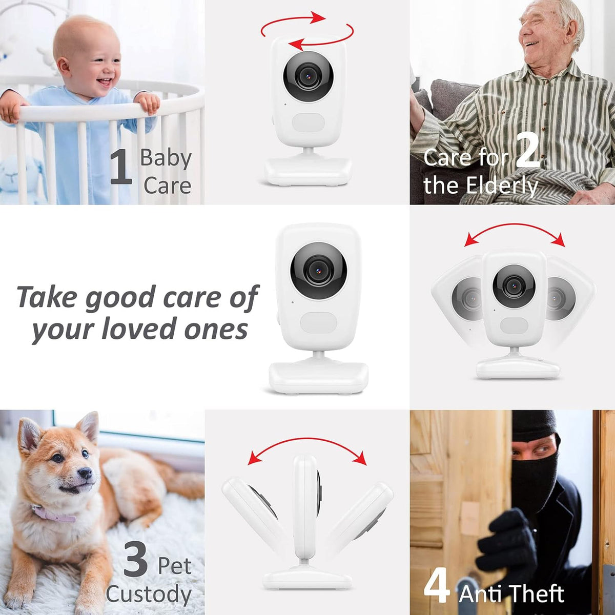 Video Baby Monitor 5 High Resolution Screen N684