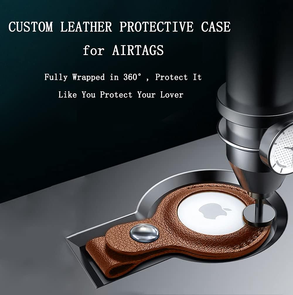 Leather Airtags Keychain 1 Pack F963391