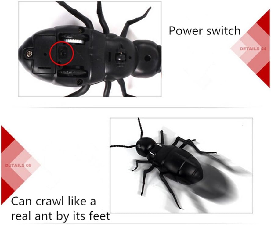 Infrared Remote Control RC Toy Prank Reptile Insects Q87075