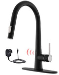 Brushed Nickel Touchless Kitchen Faucet with Pull Down Sprayer G2470