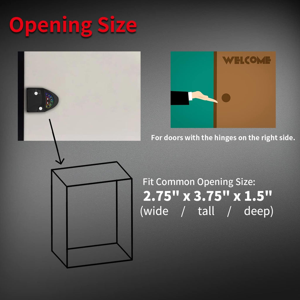 Metal RV Lock Keyless Entry with Deadbolt, Backlit Keypad, Wireless Fobs, Keys and Gasket O3172