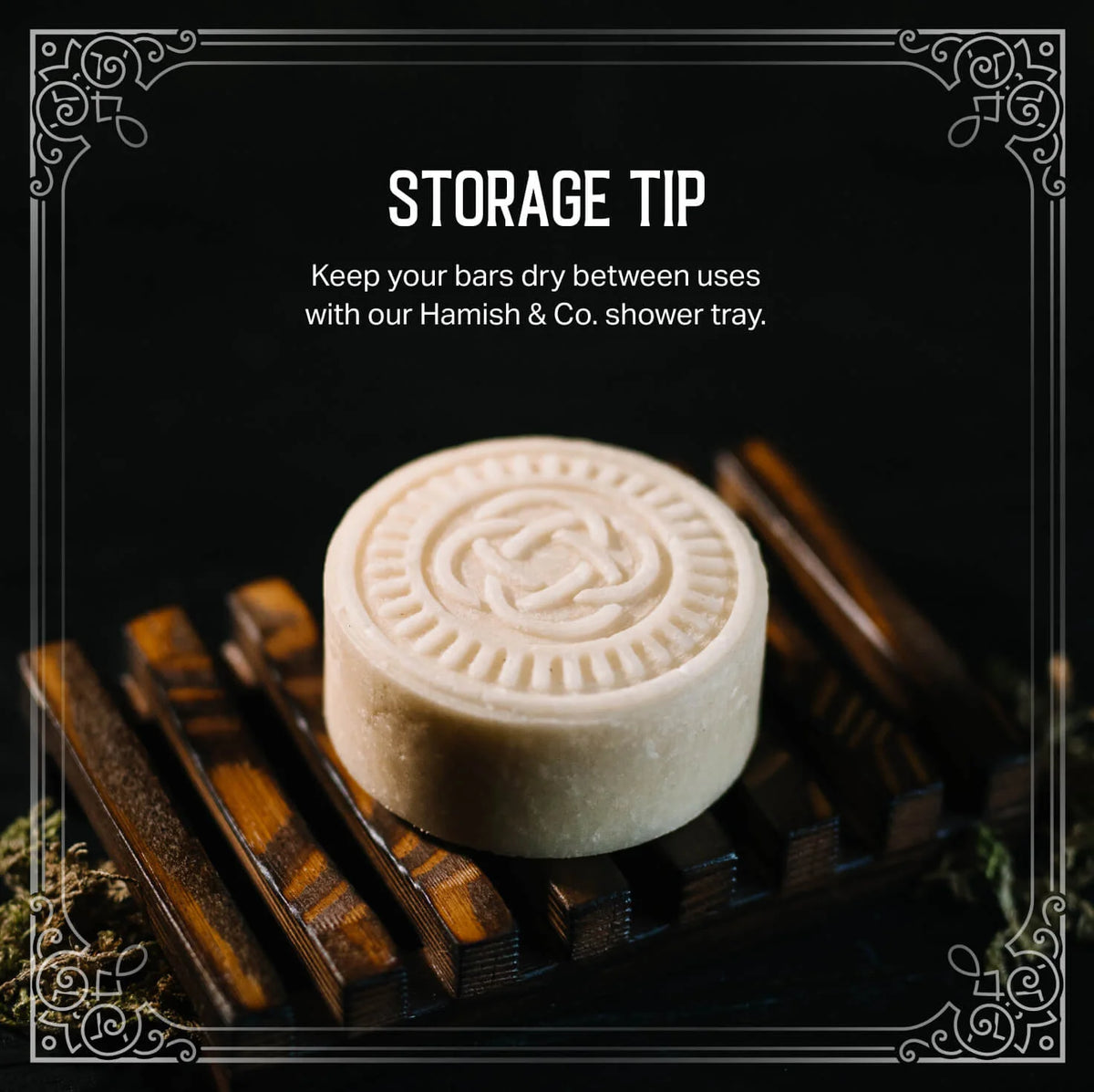Charred Patchouli Shampoo Bar for Dry Hair & Scalp I9232