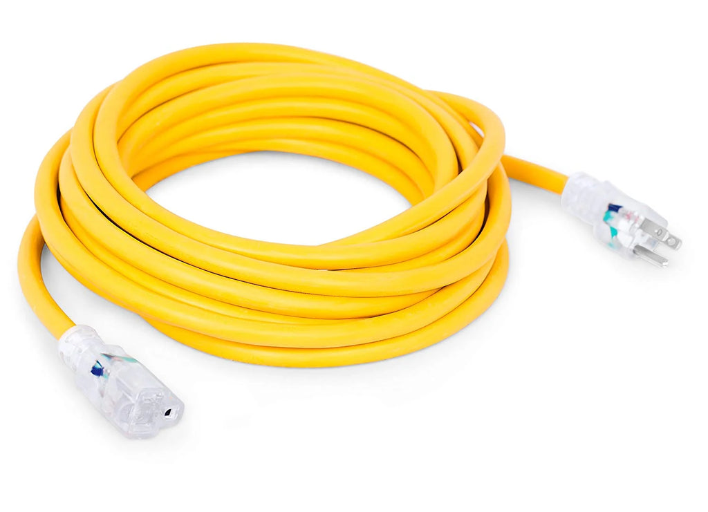 25 FT Power Extension Cord with LED Plugs 12 AWG M657622