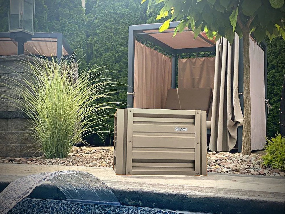 2 x 2 Metal Planter Box Galvalume Steel 24 x 24" C713977