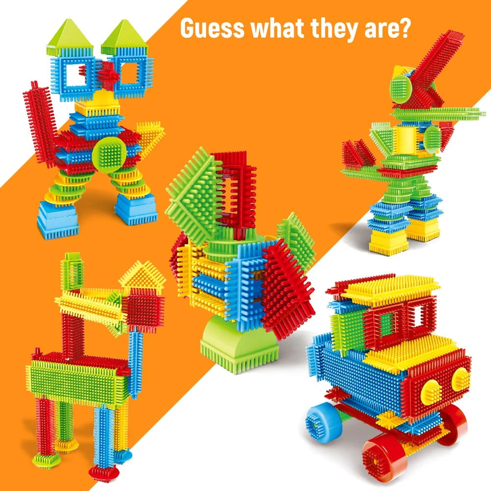 150pcs Bristle Shape 3D Building Blocks Toy Set G2134