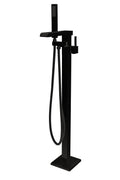 Matte Black Claw Foot Tub Faucet with Hand Shower Y93422