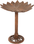 Copper Patina Cast Aluminum Bird Bath A613
