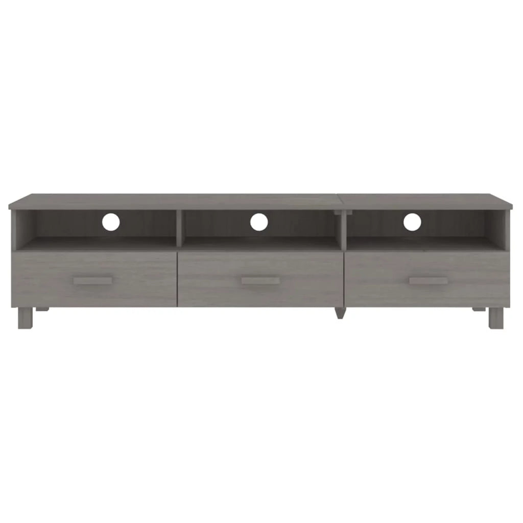 Gray Solid Wood Pine TV Stand V82211