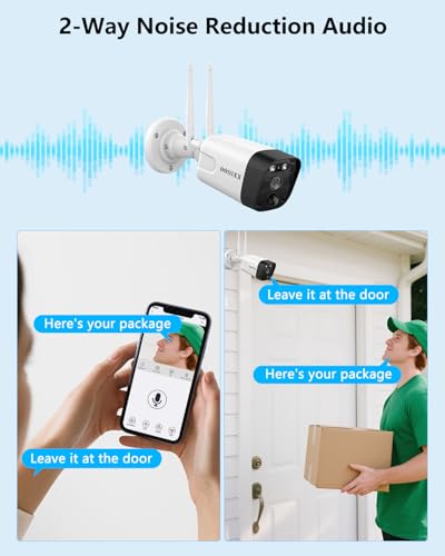 Outdoor Wireless Security Camera System 5.5MP Wi-Fi Video Surveillance DVR System A303