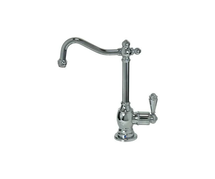 Matte Black Point-of-Use Drinking Faucet with Double Curved Body and Curved Handle X42942