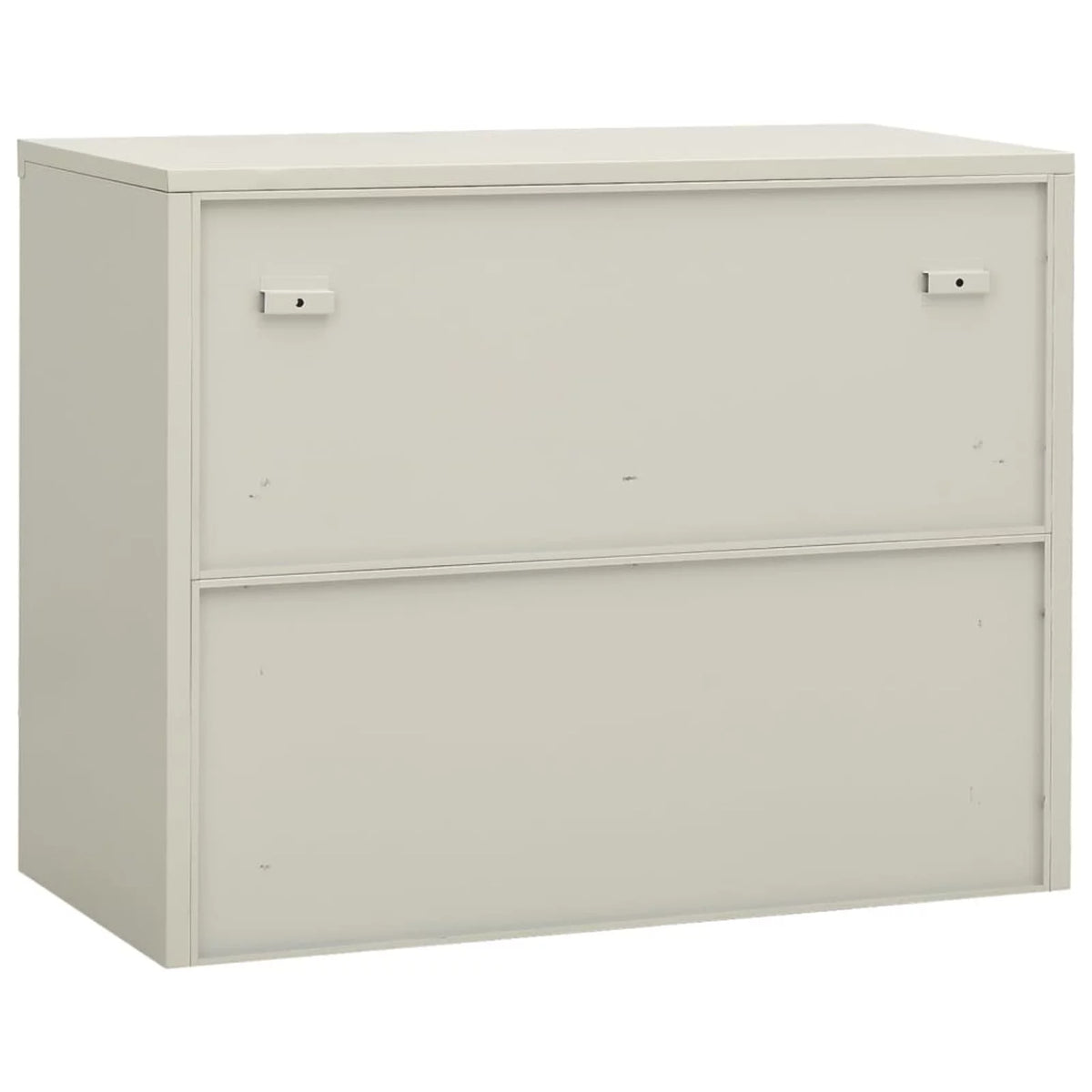 Light Gray 2 Glass Door Steel Filing Cabinet A83165