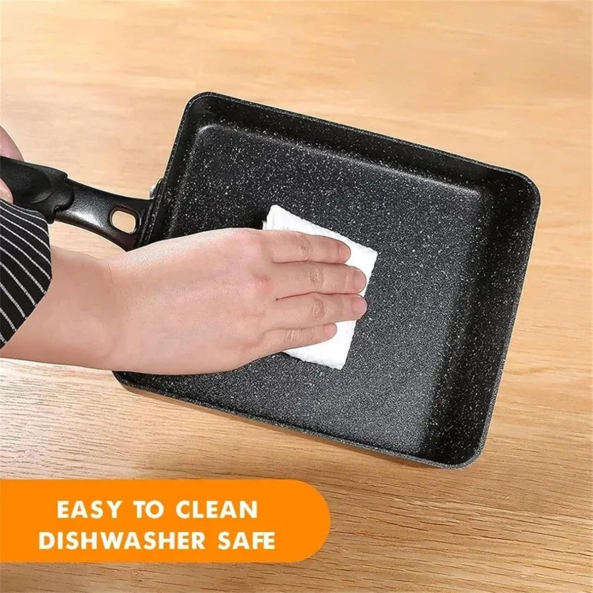 Nonstick Square Tamagoyaki Pan with Lid R740
