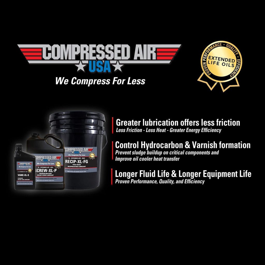 4000 Hour Reciprocating Air Compressor Lubricating Oil (1 Gallon) W613651
