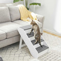 Foldable Wood Carpeted Pet Stairs K436243