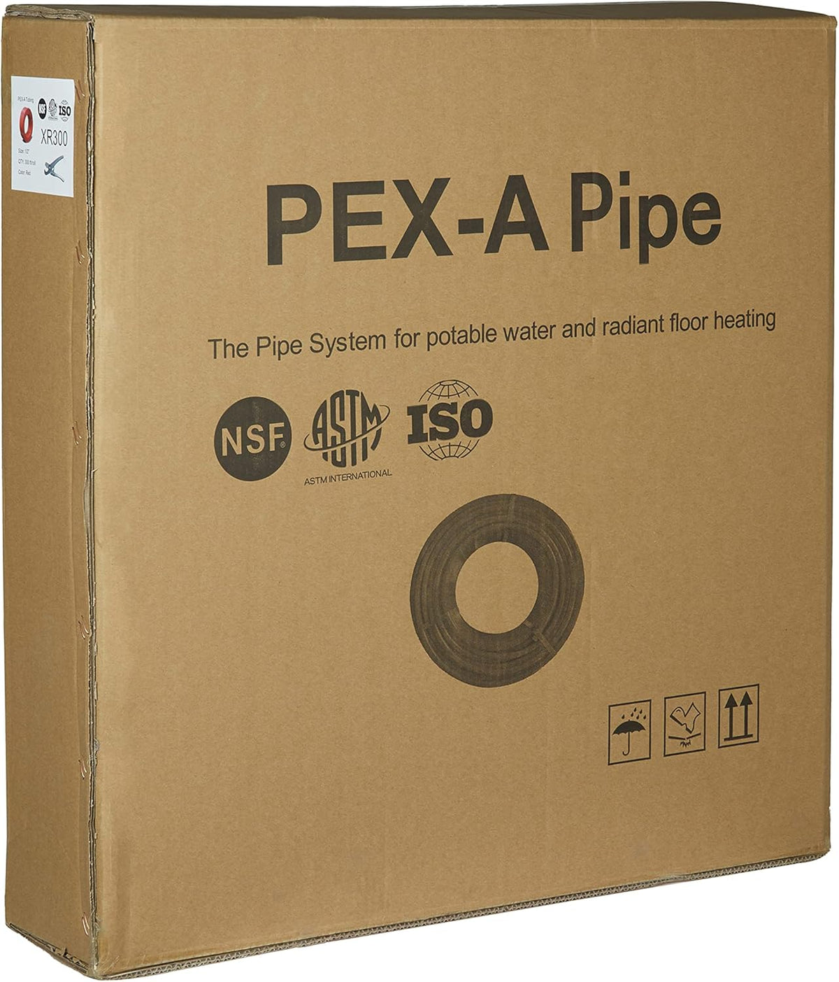 Blue & Red 1/2 inch 2 x100 ft (200 ft) Pex-A Pipe/Tubing with Pipe Cutter V3563