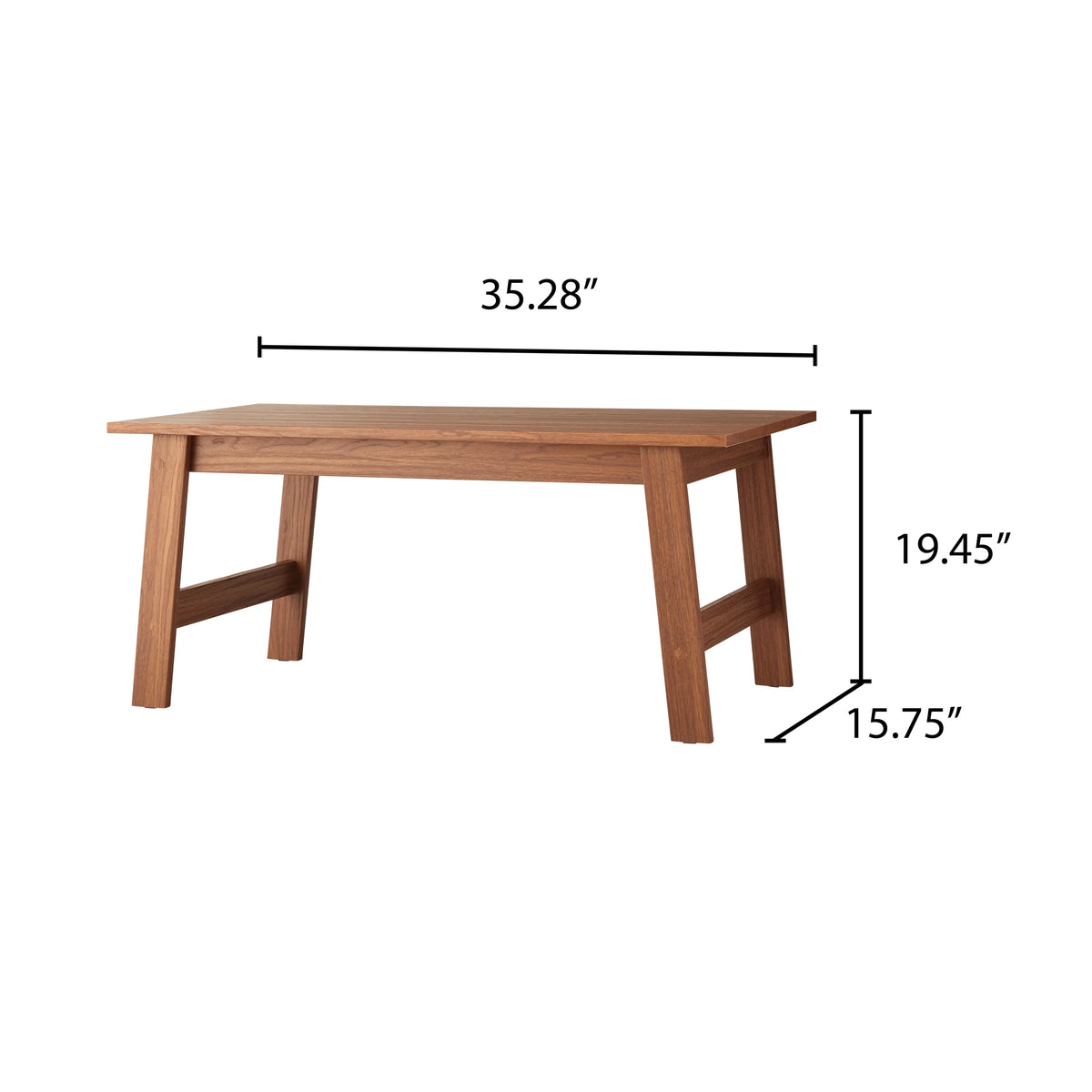 Wood Rectangle Coffee Table D8505