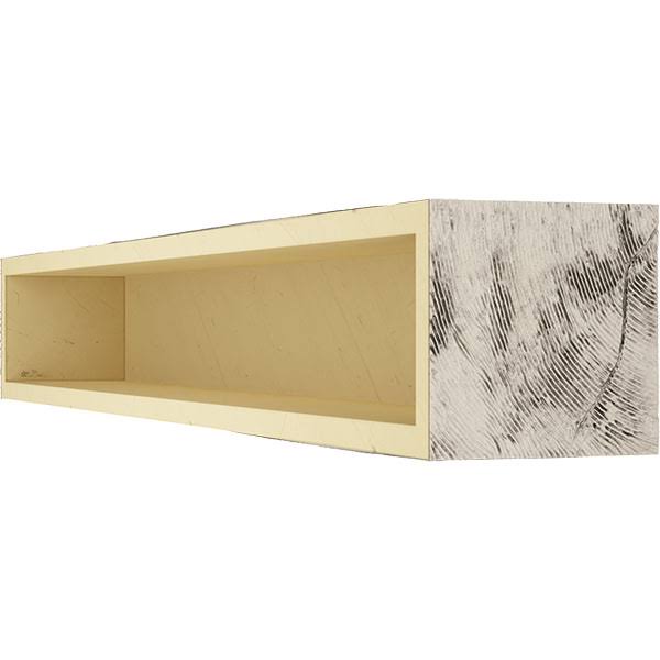Sandblasted Faux Wood Fireplace Mantel I285