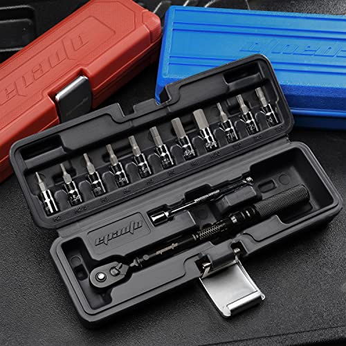 1/4 Inch Drive Click Torque Wrench Set Black B644393