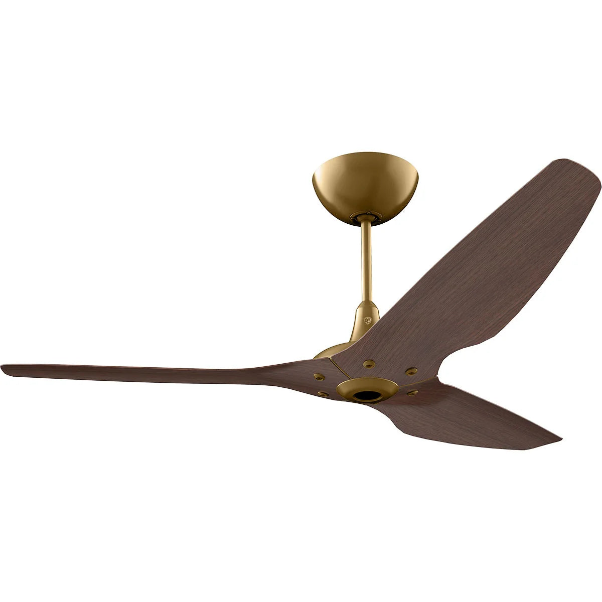 60 Ceiling Fan With Cocoa Bamboo Blades And Gold Finish D7494