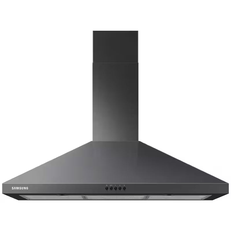 36 in. Wall Mount Range Hood Black Stainless M5605
