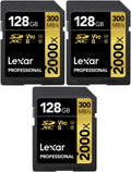 128GB SD UHS-II Memory Card 3 Pack C9020