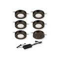Bronze LED Under Cabinet Puck Light 5-Pack Kit V4172