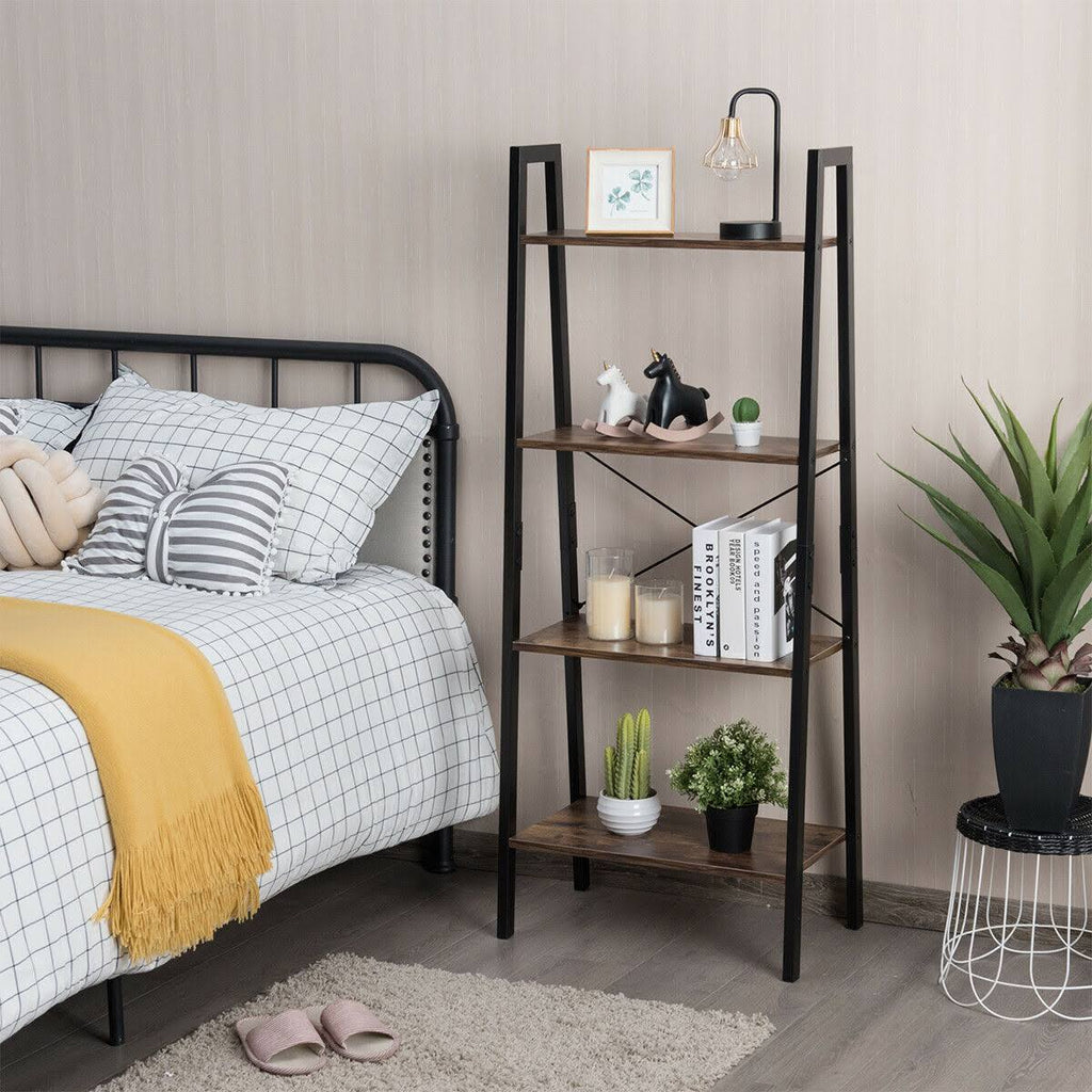 4-Tier Ladder Shelf Bookcase M22825