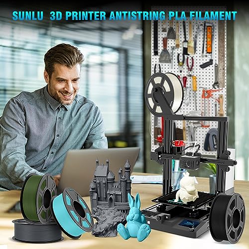 Black PLA 3D Printer Filament 1.75mm 1KG T4209