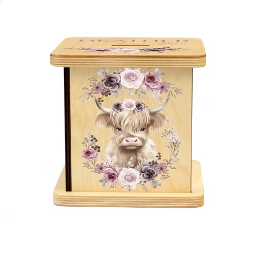 Wooden Piggy Bank Z964