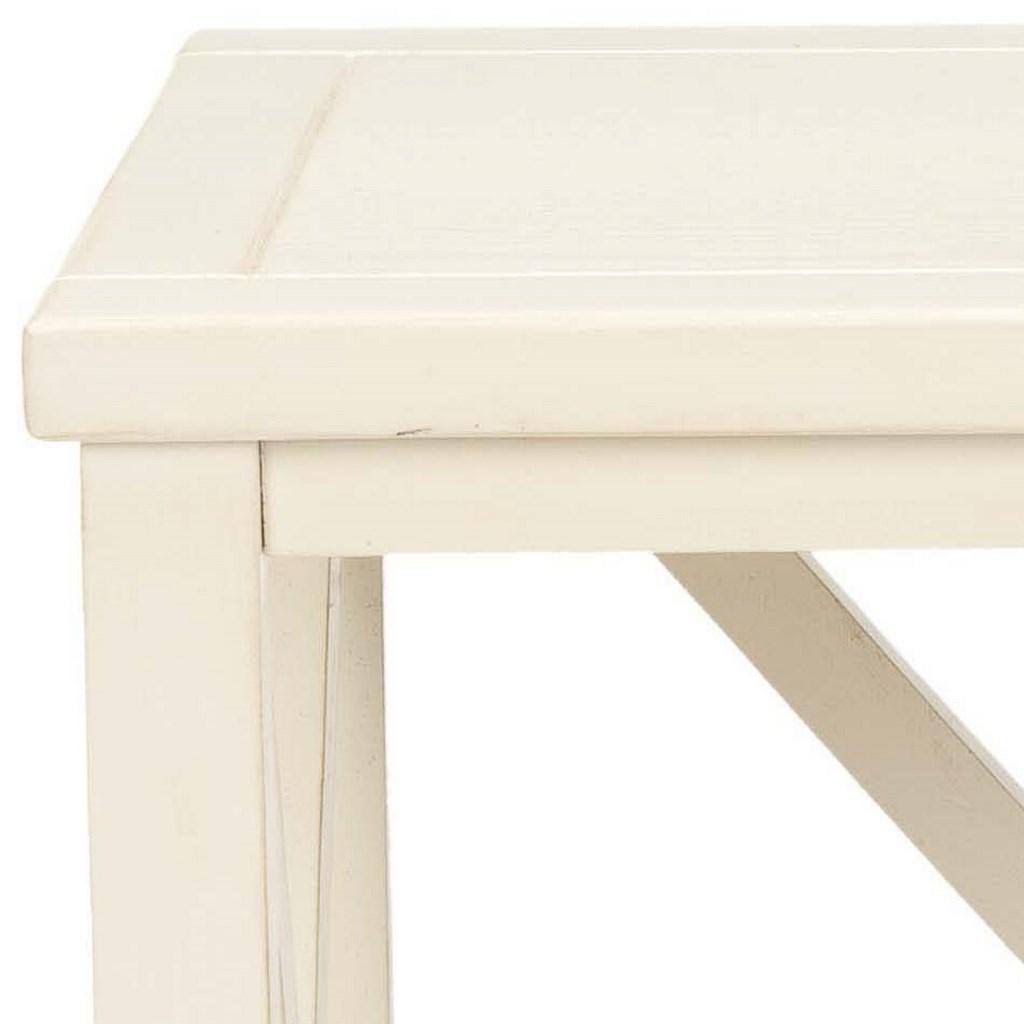 Dusty Green Cross Back End Table W165469
