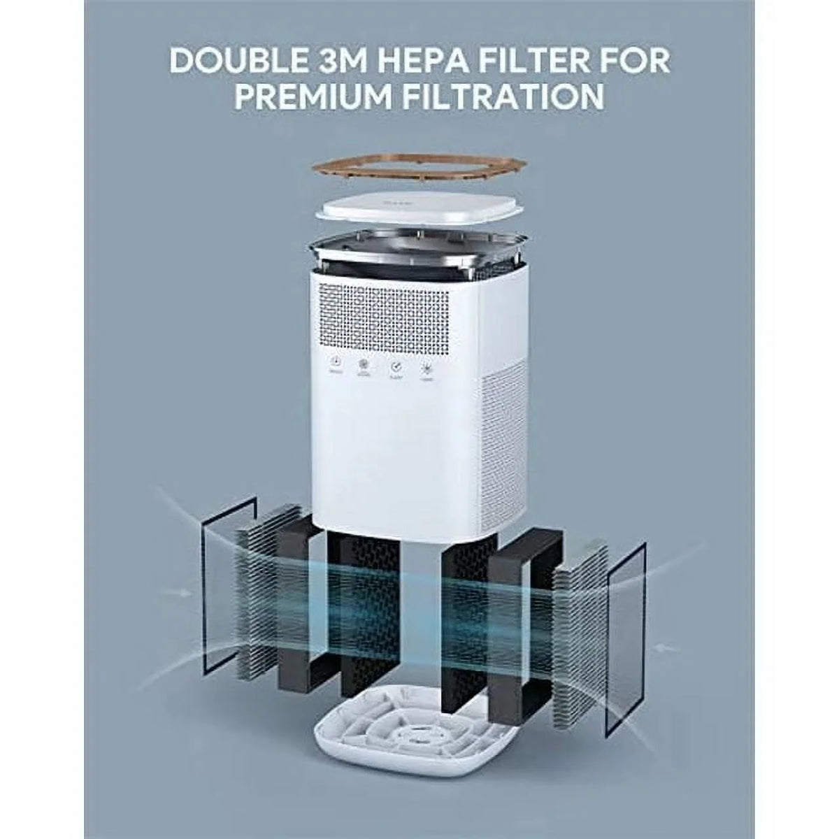 Air Purifier with True 3M Filter and Activated Carbon Filter Y5672