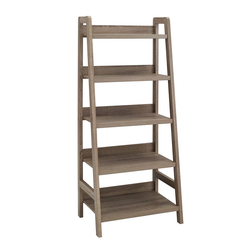 Brown Ladder Bookcase U687