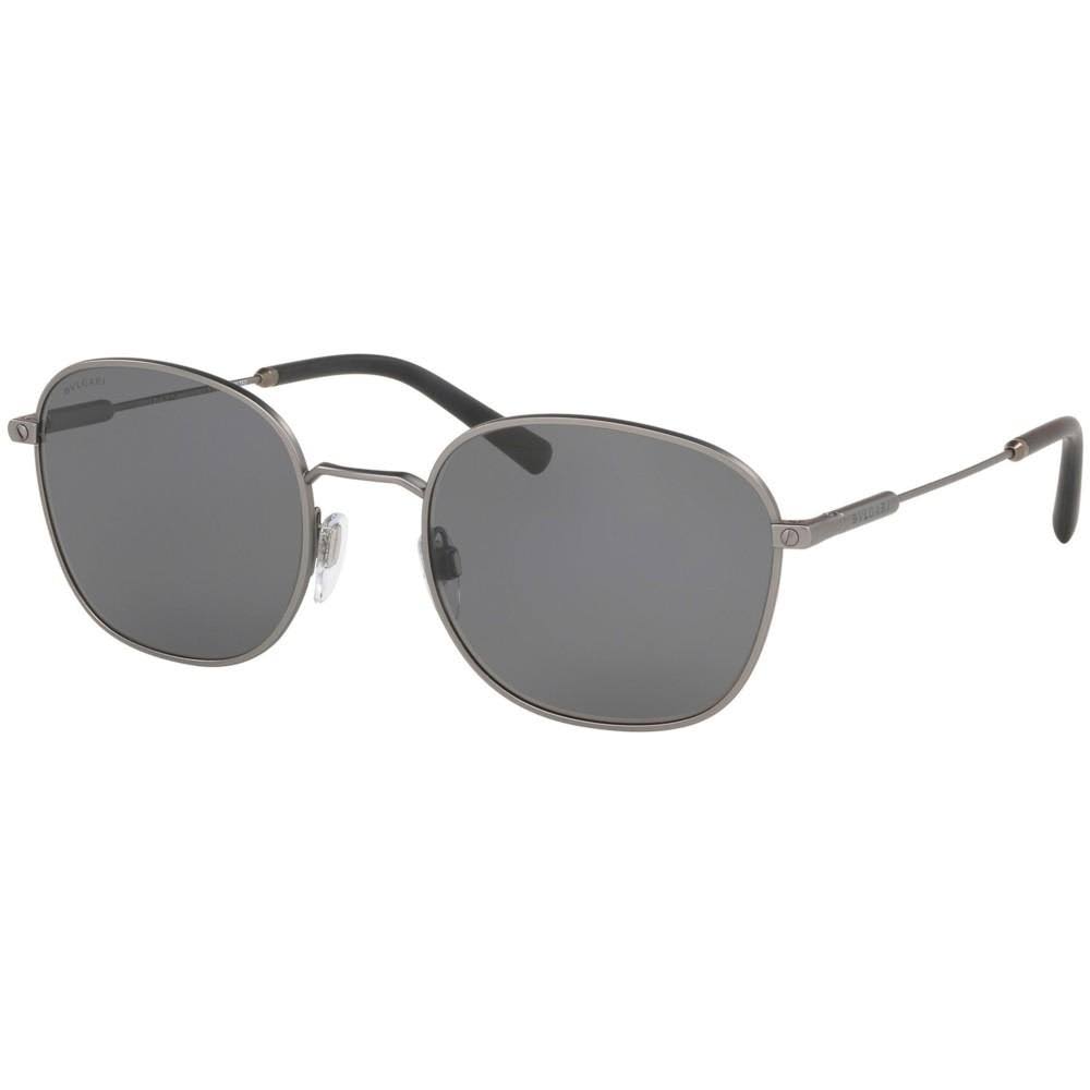 Gunmetal Oval Sunglasses Y786