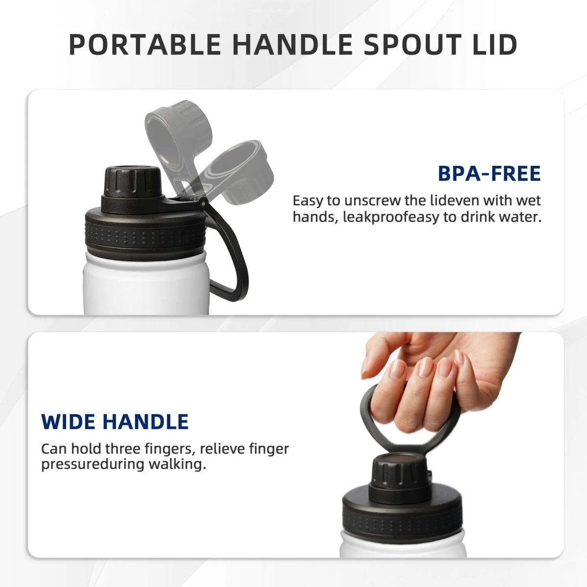 18OZ Insulated Stainless Steel Water Bottle W839