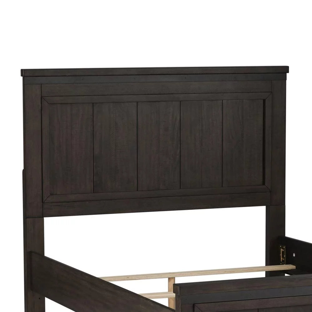 Full Panel Headboard Rustic Grey U72991