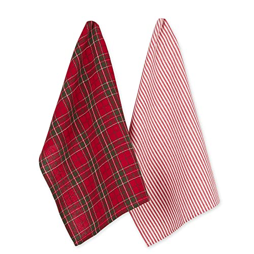Vintage Christmas Kitchen Dish Towel Set, 18x28, 2 Piece W169