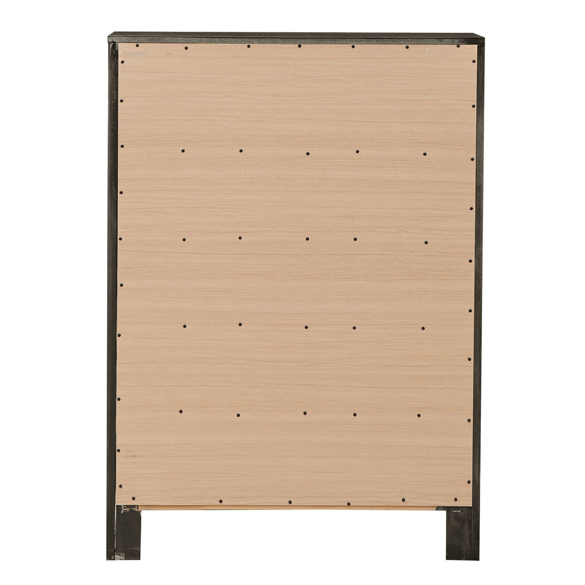 5 Drawer Chest in Black X778