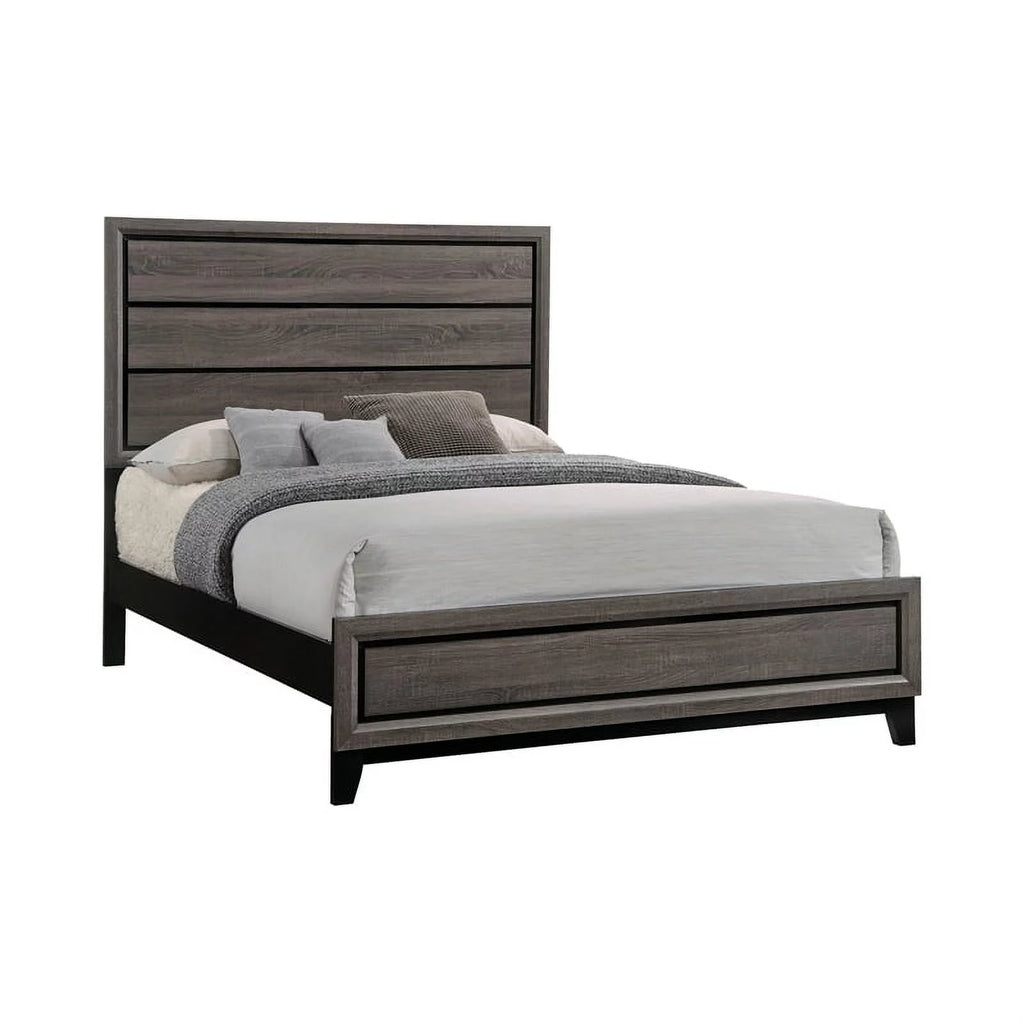4-piece Grey Oak Bedroom Set G428894