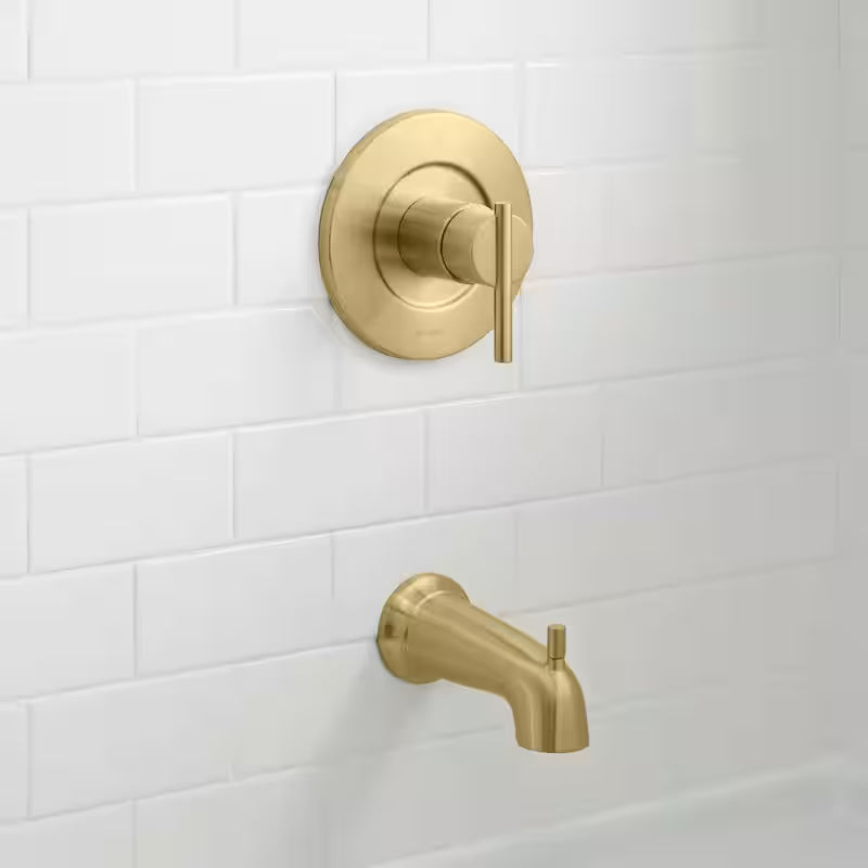 Single-Handle 1-Spray Tub and Shower Faucet 1.8 GPM Matte Gold P169549