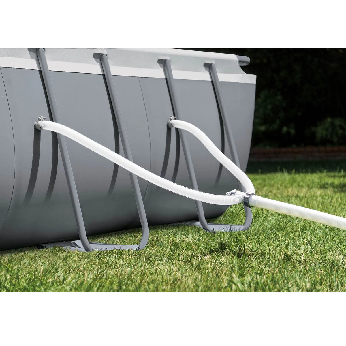 24' x 12' x 52 Rectangular Frame Swimming Pool Set with Pump A985805