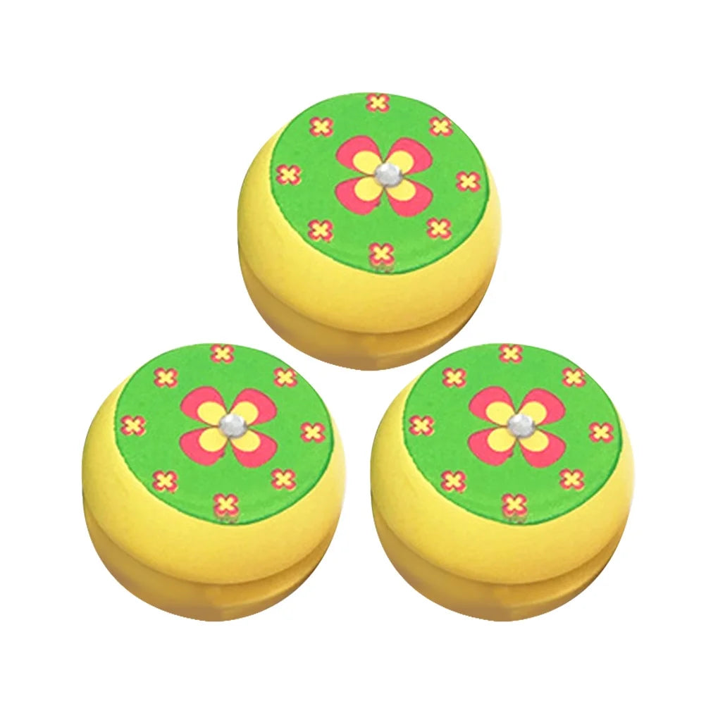 3 Pcs Wooden Bamboo Yoyo Toys U18663