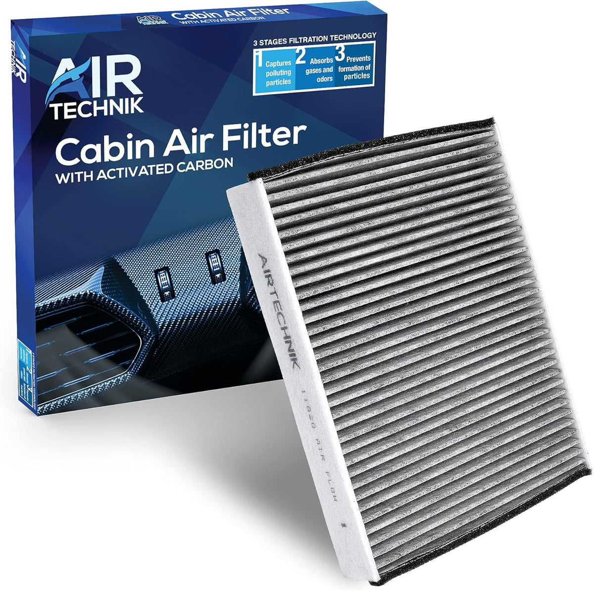 Cabin Air Filter with Activated Carbon Pack of 2 I6814