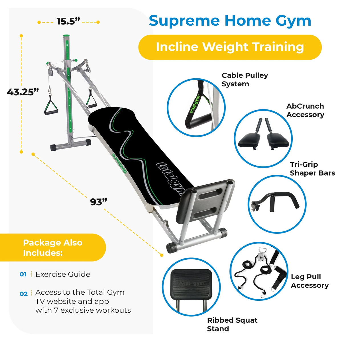 Incline Weight Training with 10 Resistance Levels S45524