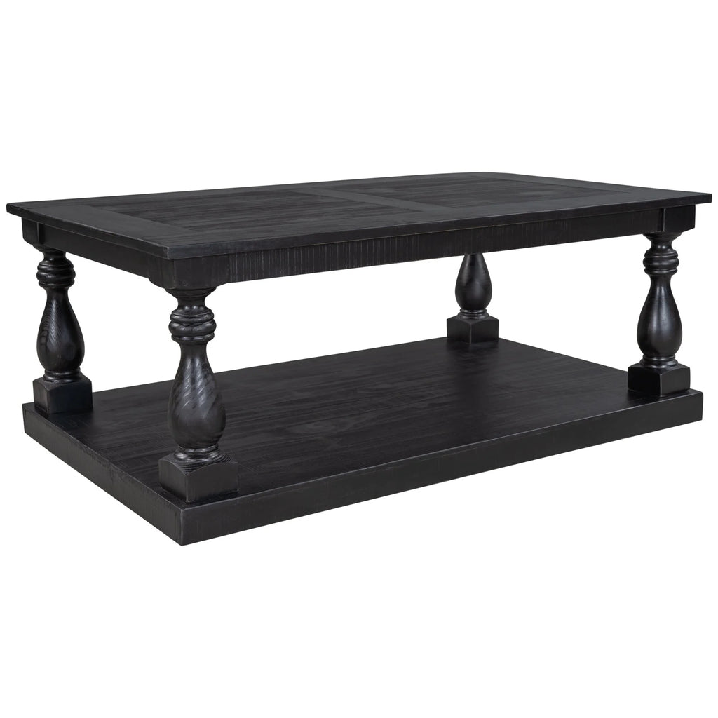 Black Storage Coffee Table C187